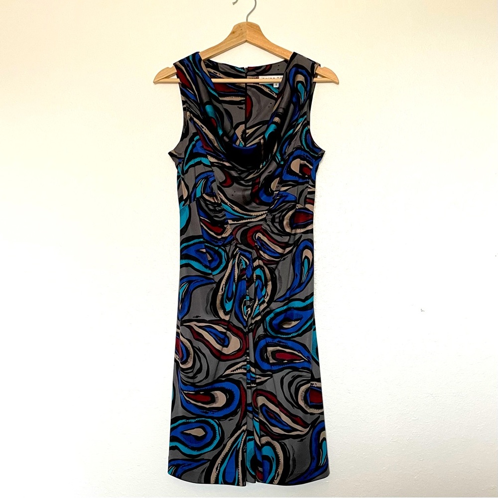 Trina Turk cowl neck dress